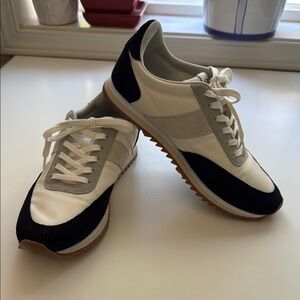 J.Crew Black and White Athletic Shoes Retro Design 9